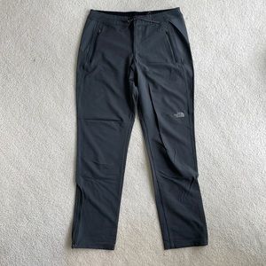 The North Face grey synthetic lightweight and stretchy pants